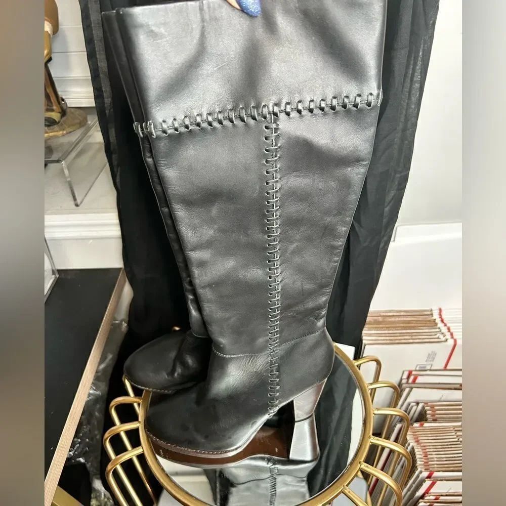 Joie Whipstitch Knee High Boots